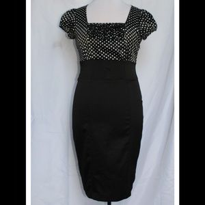 Polka Dot Pinup Wiggle Dress
